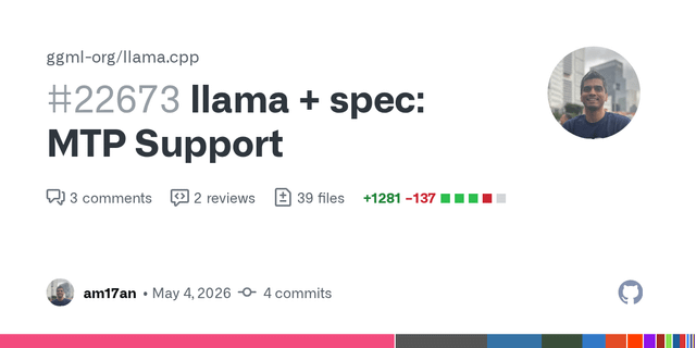 Llama.cpp MTP support now in beta!