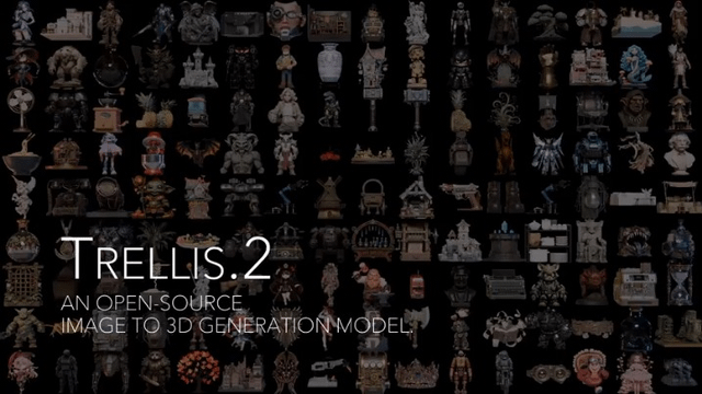 Microsoft Presents "TRELLIS.2": An Open-Source, 4b-Parameter, Image-To-3D Model Producing Up To 1536³ PBR Textured Assets, Built On Native 3D VAES With 16× Spatial Compression, Delivering Efficient, Scalable, High-Fidelity Asset Generation.