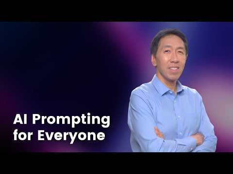 Become an AI power user 🌟 new course from Andrew Ng
