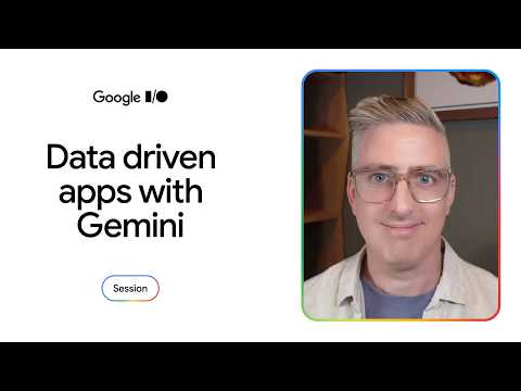 Create advanced data driven Gemini API apps