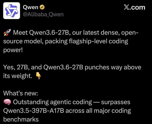 Forgive my ignorance but how is a 27B model better than 397B?